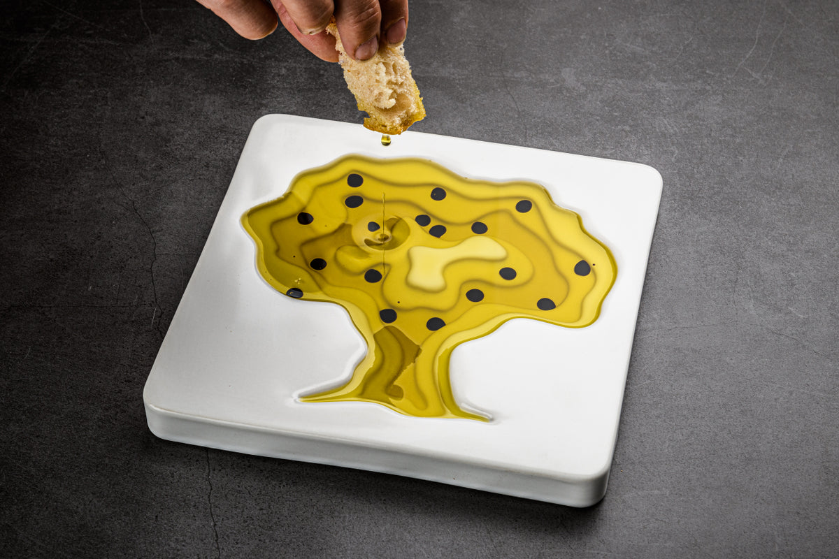 STYLE DE VIE Olive Oil Bowl (Tree-Shaped)
