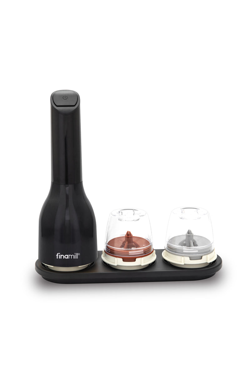 FINAMILL Grinder with 2 Pods, Rechargeable