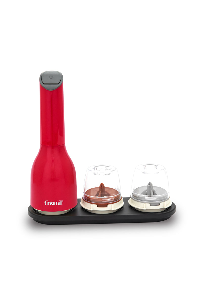 FINAMILL Grinder with 2 Pods, Rechargeable