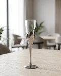 Champagne Flutes (Silver, Set of 6)