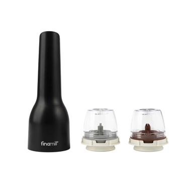 FINAMILL Grinder with 2 Pods, Rechargeable