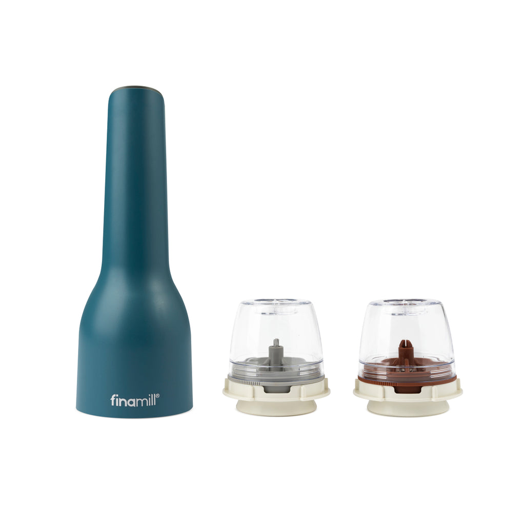 FINAMILL Grinder with 2 Pods, Rechargeable
