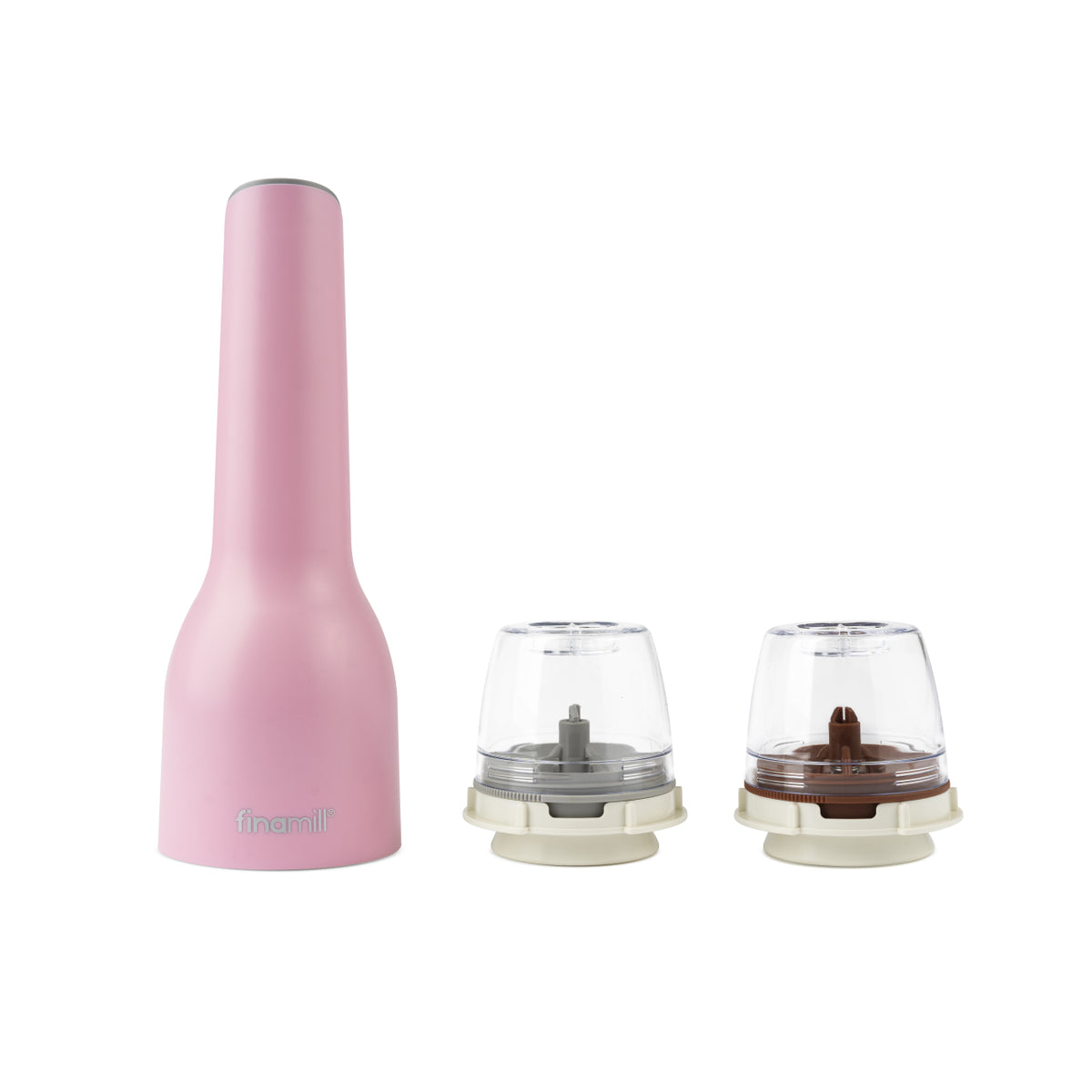 FINAMILL Grinder with 2 Pods, Rechargeable