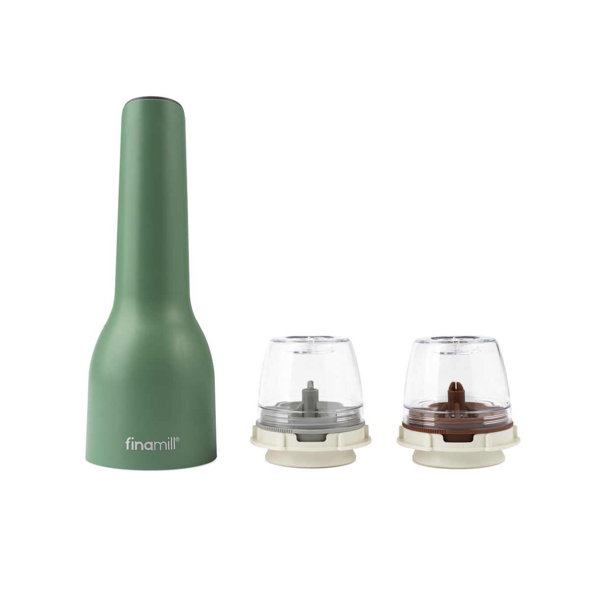 FINAMILL Grinder with 2 Pods, Rechargeable