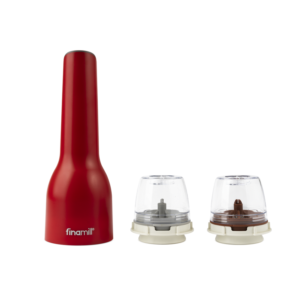 FINAMILL Grinder with 2 Pods, Rechargeable