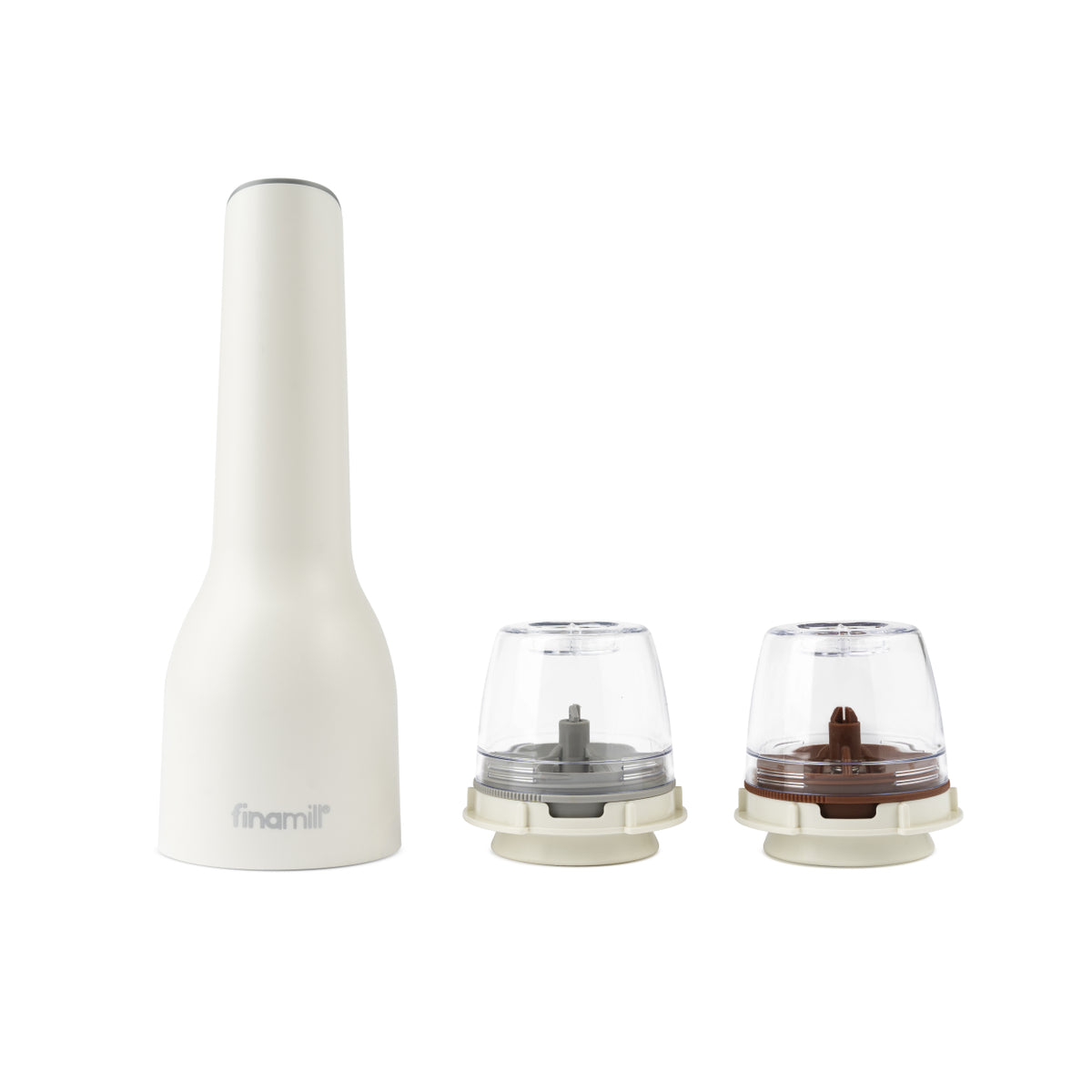 FINAMILL Grinder with 2 Pods, Rechargeable