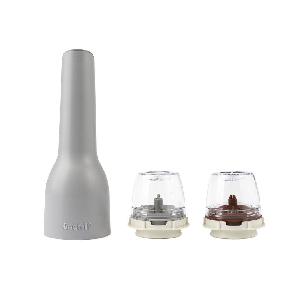 FINAMILL Grinder with 2 Pods, Rechargeable