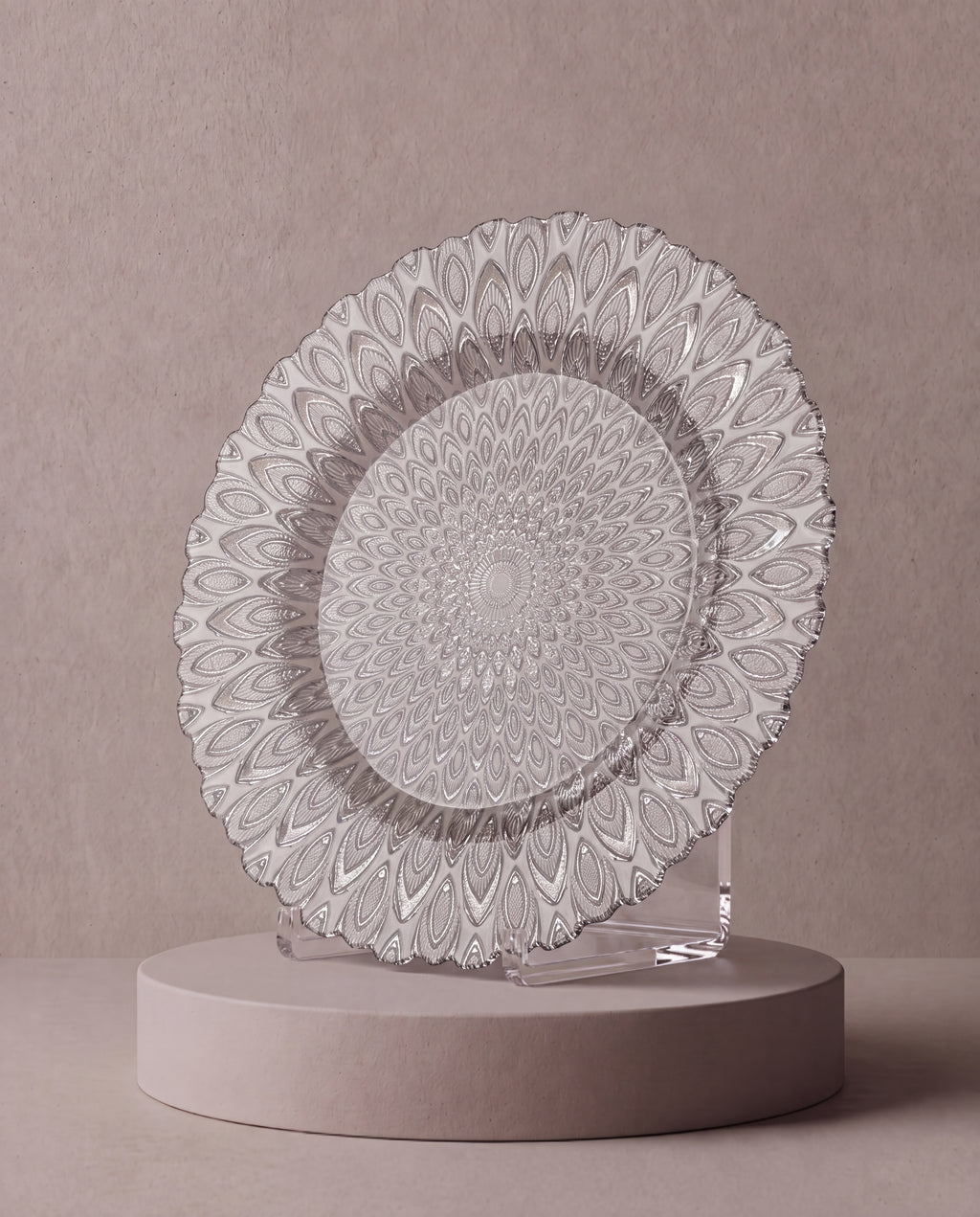 Peacock Charger Plate